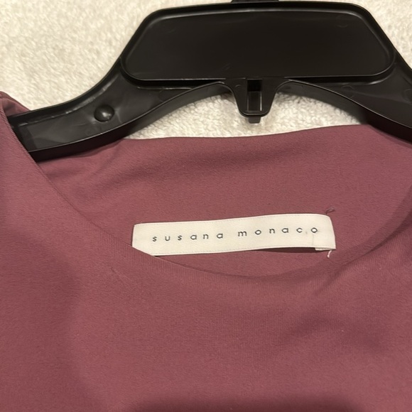 Susana Monaco Mauve Ruffle Dress - NWOT - Picture 4 of 4